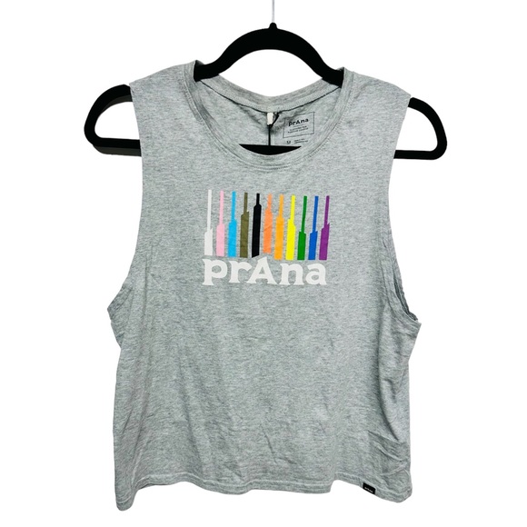 2/$20 Prana Organic Graphic Sleeveless Shirt - Pride Mountain - Picture 7 of 13